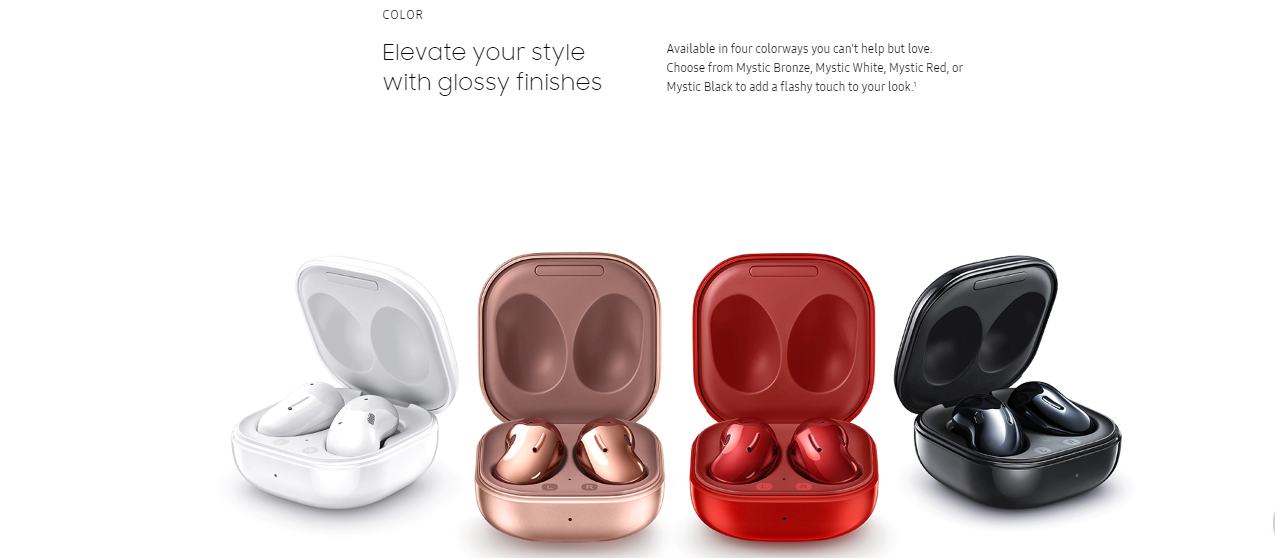 Features of the Galaxy Buds Live